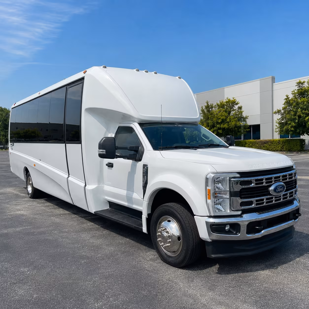 employee shuttle buses for grand forks companies and business parks