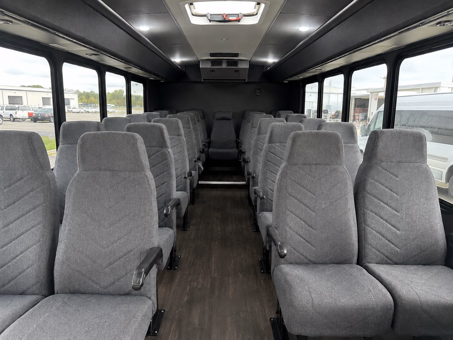 grand forks 15 passenger minibus inside
