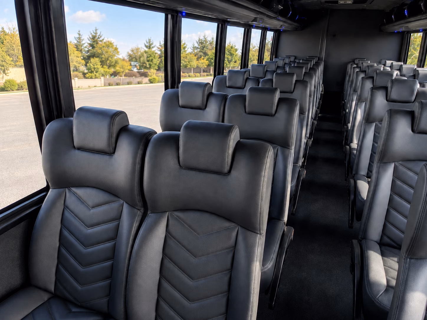 grand forks 20 passenger minibus inside
