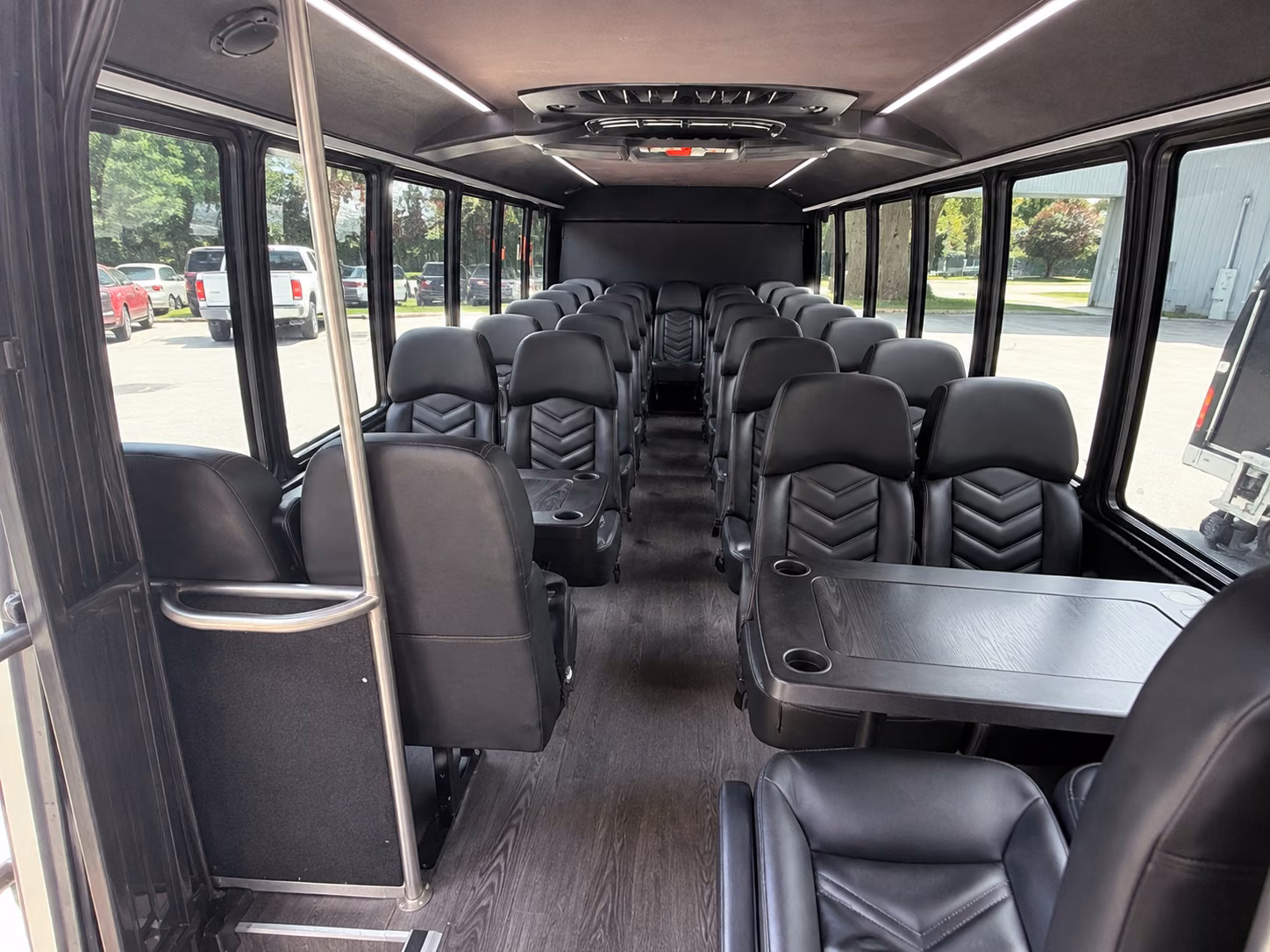 grand forks 20 passenger minibus interior
