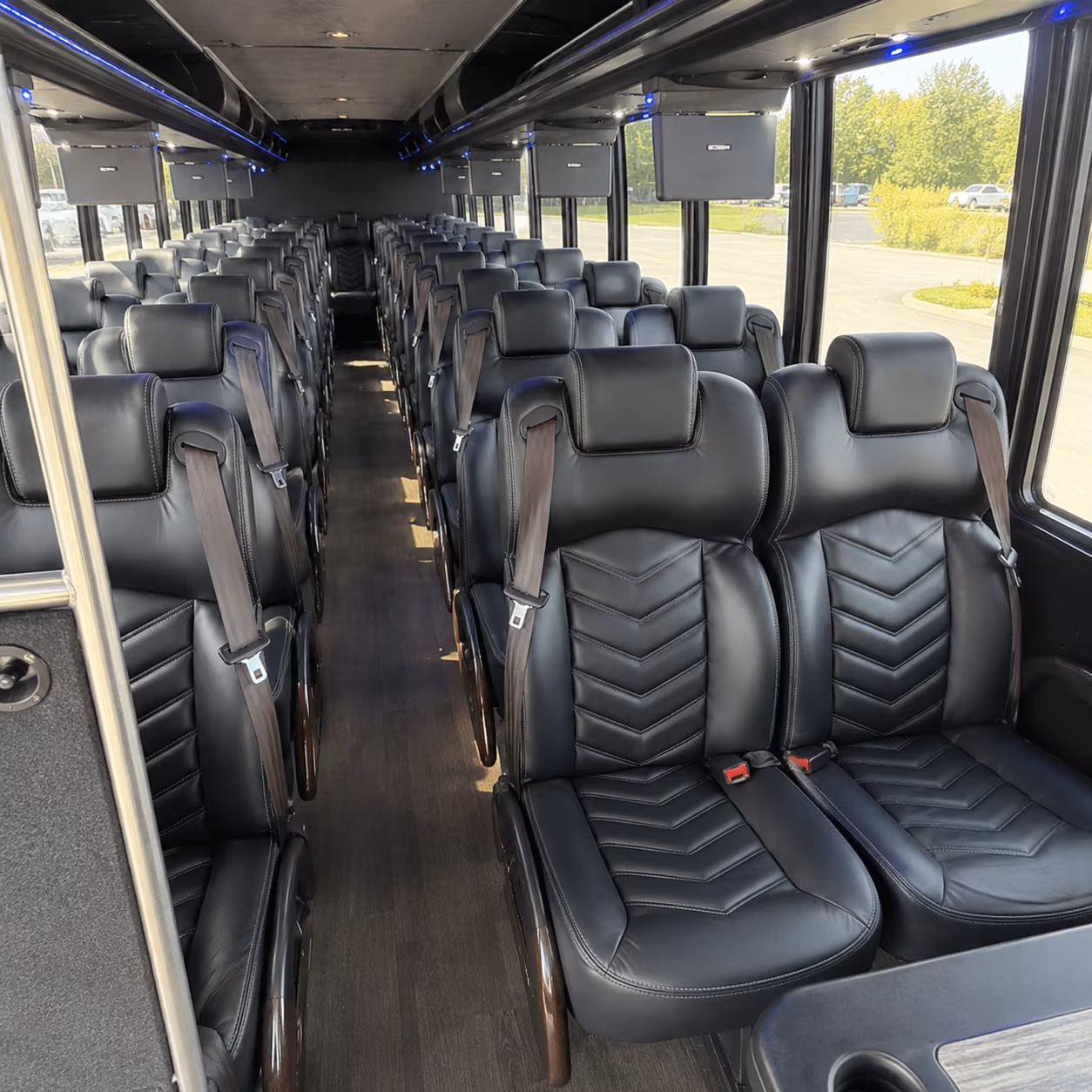 grand forks 35 passenger minibus interior