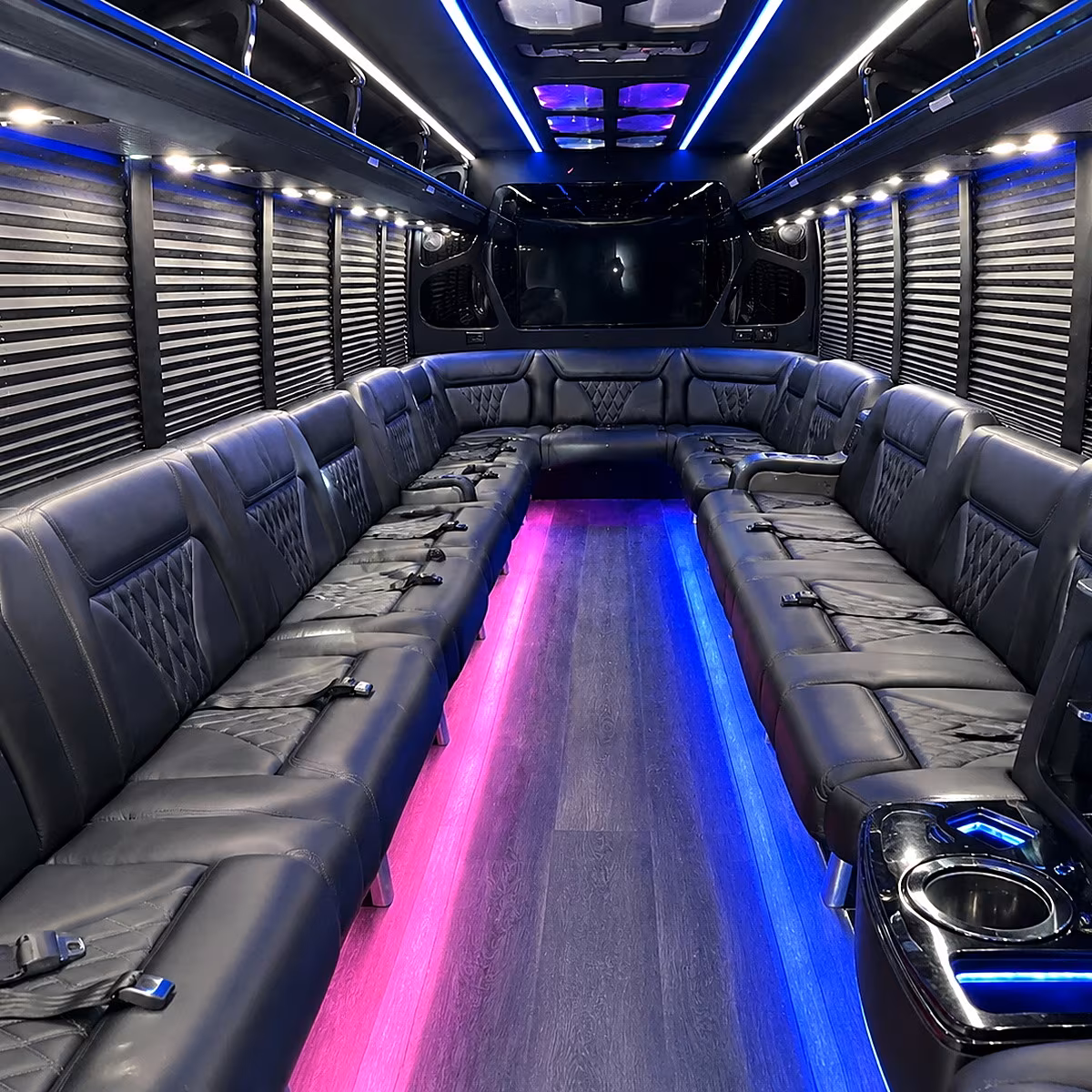 grand forks party bus interior
