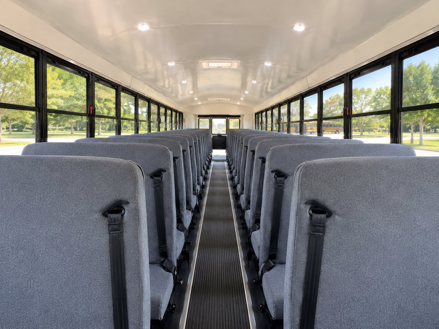 grand forks school bus inside