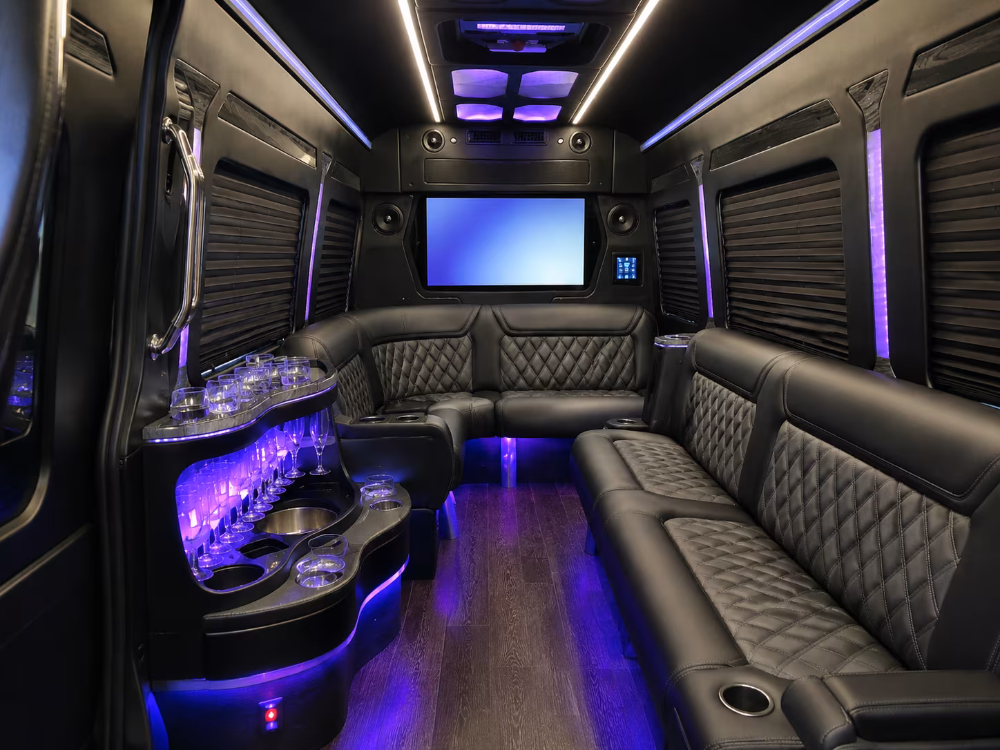 grand forks sprinter limousine inside