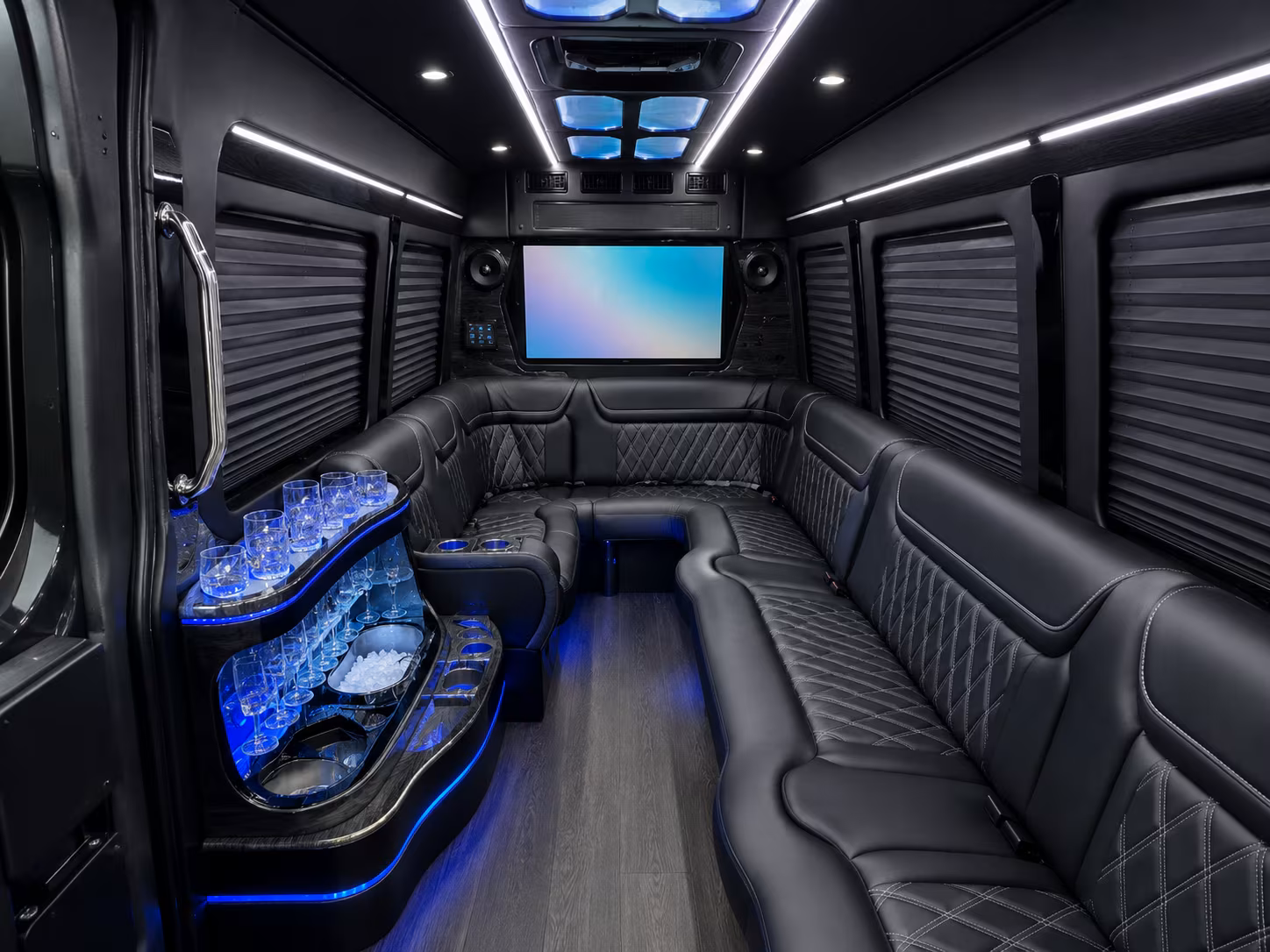 grand forks sprinter limousine interior